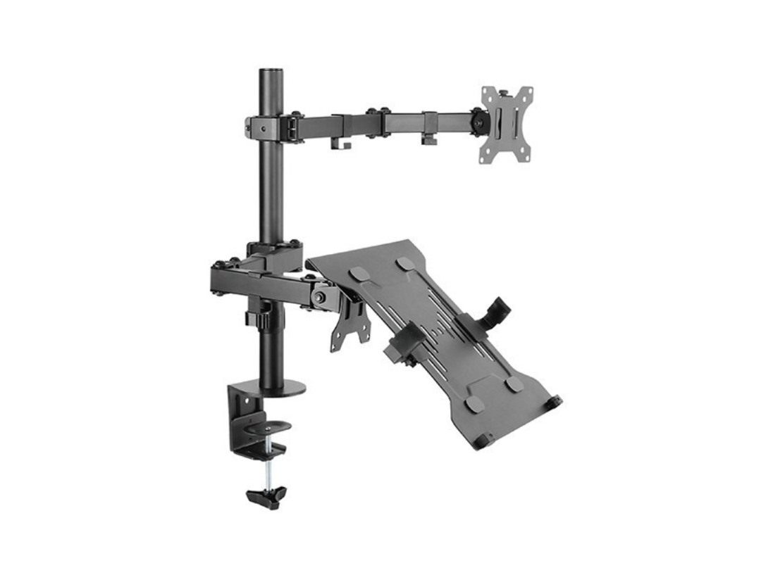 Buy Skill Tech SH 0240KN Desk Mount Monitor & Laptop Arm Mount in Qatar Buy Skill Tech SH 0240KN Desk Mount Monitor & Laptop Arm Mount in Qatar